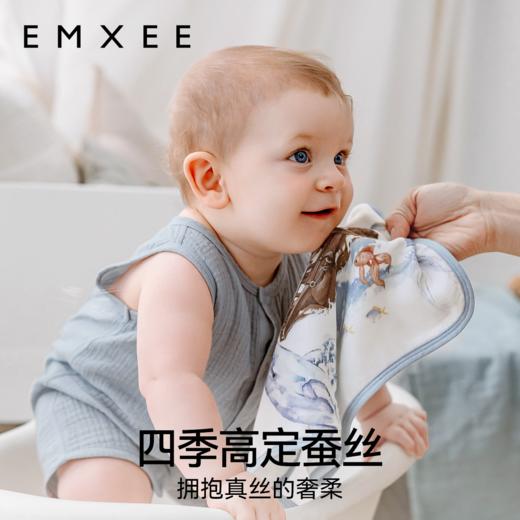 【口水巾】嫚熙婴儿小方巾新生婴儿洗脸巾蚕丝泡芙方巾 商品图4