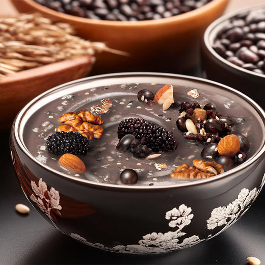 【新品推荐】德富祥膳食油茶清真陕西特产美食5黑（甜）600g*1袋 商品图3