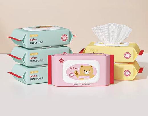 【箱规】bobo 婴儿手口湿巾 湿纸巾 商品图5