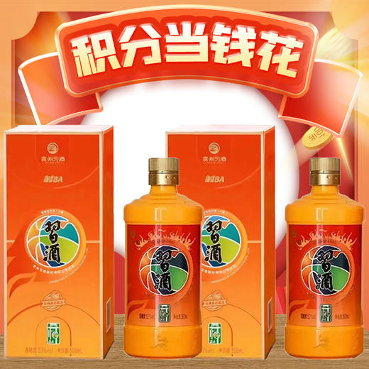 【积分商城】习酒 村BA 酱香型 53度 500ml x2 商品图0