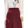 剩S/M 米思阳2026春季新款复古通勤高腰半身裙纯色大摆裙A字裙女5479 商品缩略图4