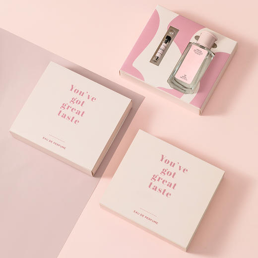 「丝丝入扣~香水礼盒」dvvrEnri鹿安莉香水女用女士香水50ML粉色礼盒装香氛精油 商品图1