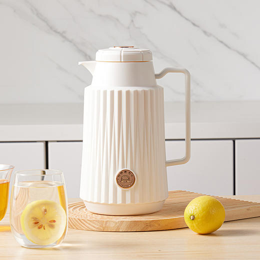 LHC6822FU 乐扣乐扣 菱格徽章保温壶（摩根白） 商品图8