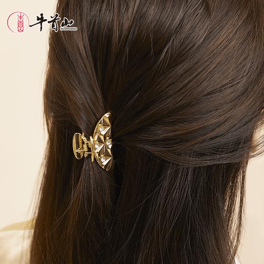 牛首山万声天籁轻拂穹顶发卡发夹敦煌风花丝冷珐琅工艺纪念礼物 商品图1