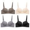 【89元2件】3D贝壳聚拢裸感无痕条纹内衣 无钢圈防下垂圆圆杯文胸 商品缩略图4