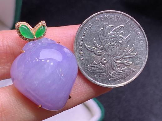 紫罗兰桃子吊坠 商品图4