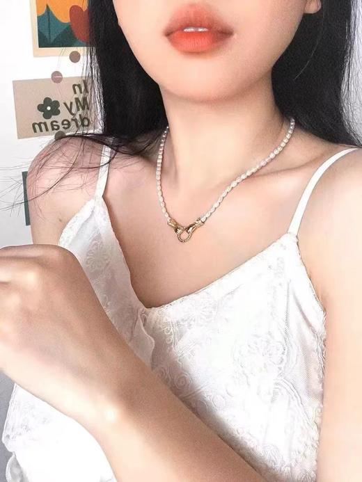 【正品单】刘亦菲同款 MI**联名小米粒淡水珍珠项链 商品图8