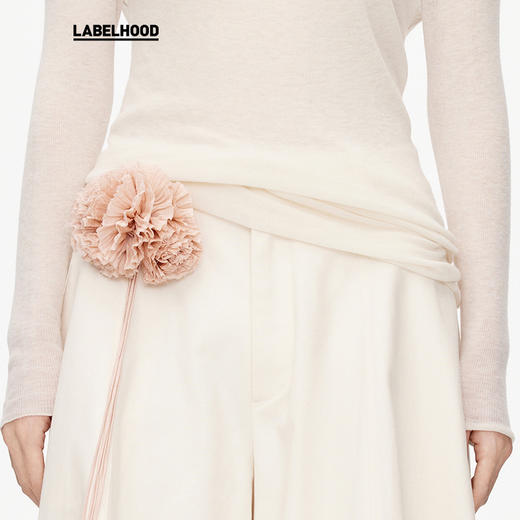 【ASSIGNMENTS X LABELHOOD】蕾虎ASSIGNMENTS褶饰花朵胸针女配饰 商品图2