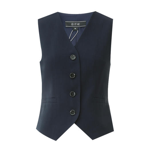 EITIE爱特爱春季新款时尚百搭修身显瘦马甲外套7703410 商品图5