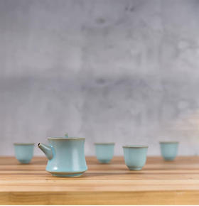 小蛮腰瓷器套组 唯美素雅汝瓷 清新天青釉