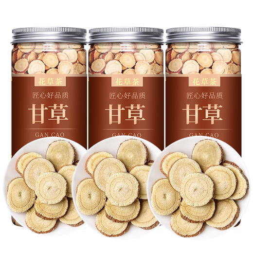 生红皮甘草片中药材茶官方旗舰店泡茶炙甘干草复方止咳汤泡水喝粉 商品图4