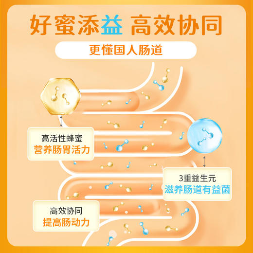 润畅素蜂产品制品455g/瓶 肠道添堵 快喝汪氏润畅素 商品图2