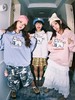 Lemanism/DJA114-LW2138/贴布绣彩虹小狗连帽卫衣 商品缩略图1