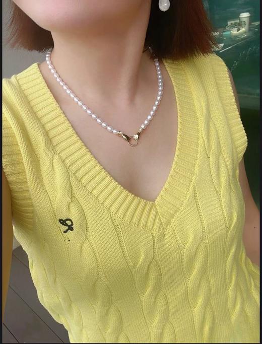 【正品单】刘亦菲同款 MI**联名小米粒淡水珍珠项链 商品图13