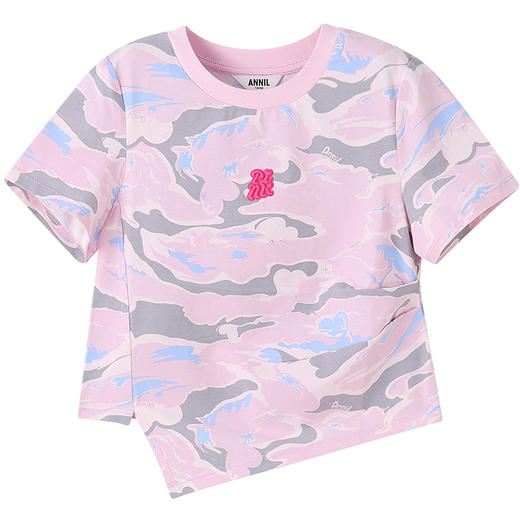 女童圆领短袖T恤夏季新款安奈儿童装实体店同款AG511579 商品图6