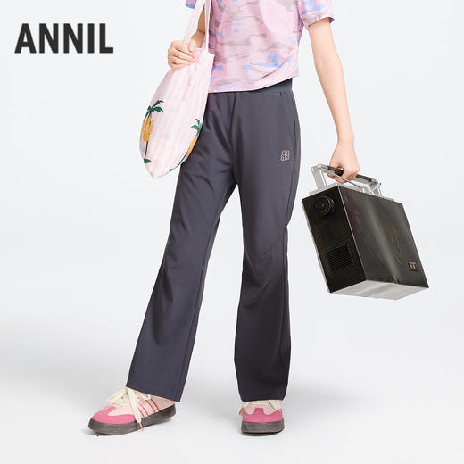 女童全腰微喇梭织裤春季新款安奈儿童装实体店同款AG516599 商品图1