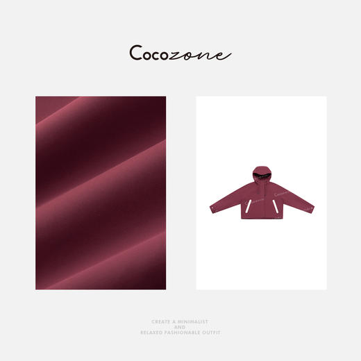 COCO ZONE 2025春季简约休闲连帽抽绳女式外套CD2A0032 商品图2
