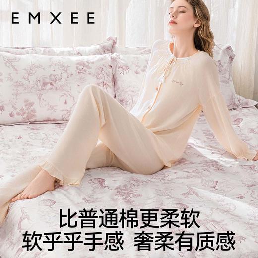 【宝宝安睡】嫚熙纯棉床品四件套被套床上用品床单床笠款 商品图4