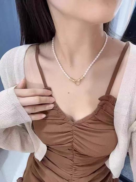 【正品单】刘亦菲同款 MI**联名小米粒淡水珍珠项链 商品图5