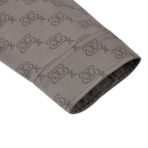 GXG男装 咖色印花翻领长袖衬衫 冬季热卖GEX10327064 商品图4