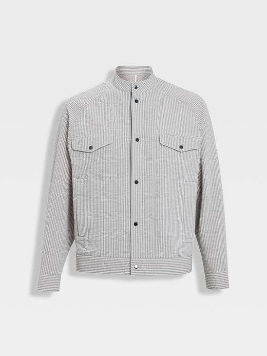 callisto看见系列水雾灰小立领外套 商品图0