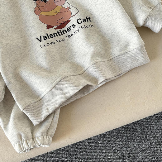 【现货39.9/套起】新款儿童春季棉质卫衣套装卡通可爱长袖俩件套男女童韩版休闲童装聚 商品图3