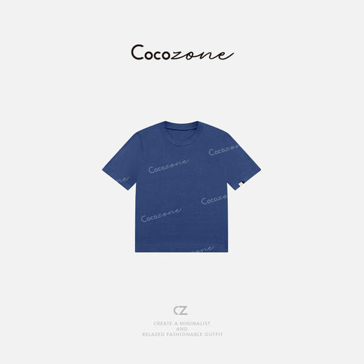 COCO ZONE 2025简约袖口撞色休闲短袖针织衫CD1A0156 商品图6