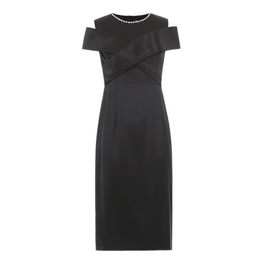 EITIE爱特爱夏季新款设计感小众法式连衣裙气质修身礼服7777418 商品图6