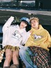 Lemanism/DJA114-LW2138/贴布绣彩虹小狗连帽卫衣 商品缩略图0