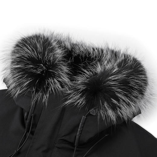 GXG男装 黑色重磅派克服皮草   冬季热卖GEX11529524 商品图2