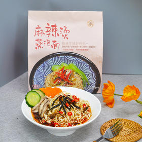 台湾承昌蒸泡面 | 420g/袋 (4人份) 番茄/胡麻酱/酸辣汤/麻辣烫口味 纯素非油炸拉面 速食方便面