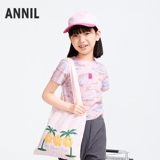 女童圆领短袖T恤夏季新款安奈儿童装实体店同款AG511579 商品图2
