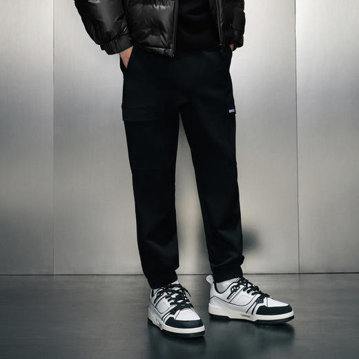 GXG男装 黑色收口工装长裤 冬季热卖GEX10225774 商品图2