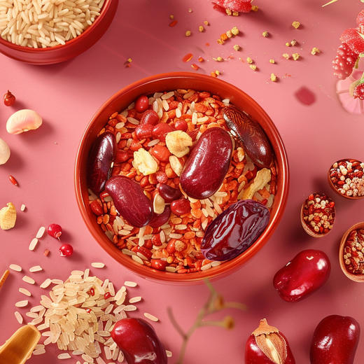 【膳食油茶组合】德富祥600g五谷膳食油茶，五黑、五红、五谷三种口味可选 商品图10