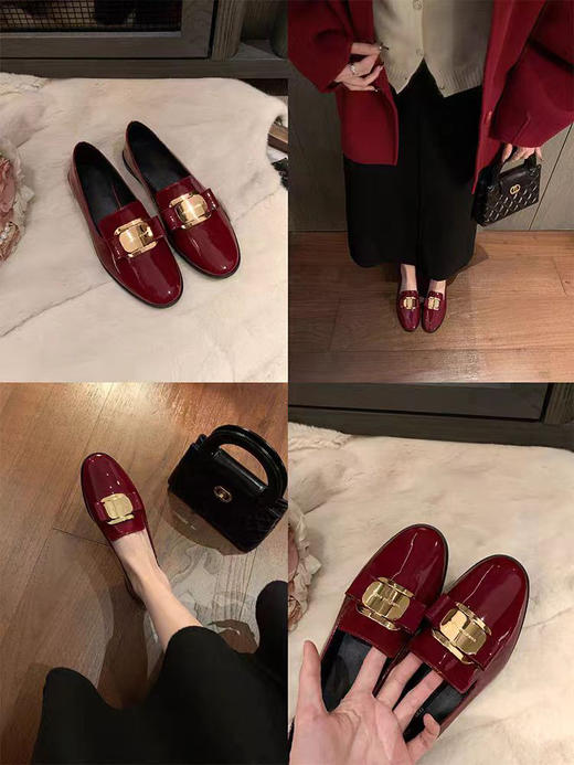 【Vara蝴蝶结莫卡辛鞋】适合上班通勤和姐妹出街!!粗线条流畅而优雅，每一个细节都被精心雕琢｜ 商品图0