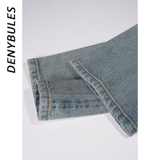 DENYBULES 高端定制弹力赤耳直筒裤 商品图4