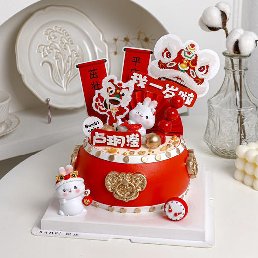 中式鼓丨喜庆兔 商品图0