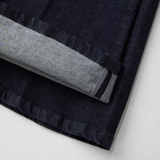 ROMI STUDIO“都市休闲”100%长绒棉绳染微喇修身牛仔裤 RWBWX41505 商品图4