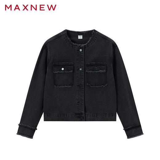 【茄克】圆领牛仔夹克 1P1223301 商品图1