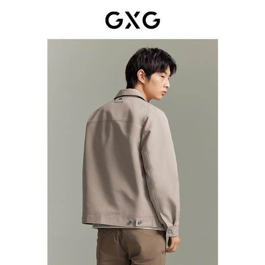 GXG男装 简约翻领夹克外套 秋季热卖夹克 GEX12114903 商品图3