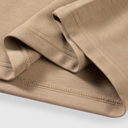 GXG男装 卡其色半高领长袖T恤 冬季热卖GEX13428464长袖T恤 商品图3