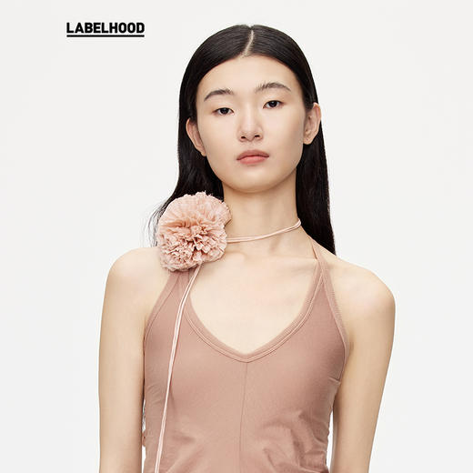 【ASSIGNMENTS X LABELHOOD】蕾虎ASSIGNMENTS褶饰花朵胸针女配饰 商品图0