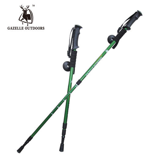 徽羚羊 轻登山杖伸缩折叠手杖徒步爬山拐杖健走棍 户外装备 商品图0