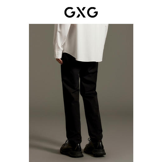 GXG男装   黑色宽松束脚休闲裤秋季热卖爆款休闲裤GEX10212603 商品图3