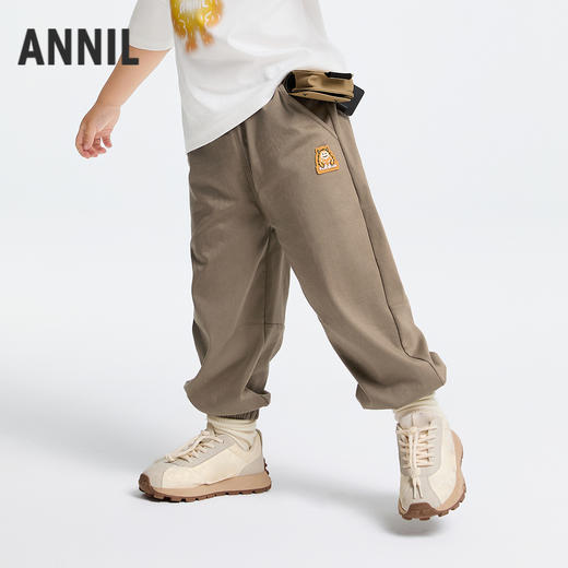 男童全腰液氨长裤春季新款安奈儿童装实体店同款XB516538 商品图1