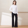 EITIE爱特爱秋季气质通勤舒适百搭显瘦修身衬衫7709405 商品缩略图3
