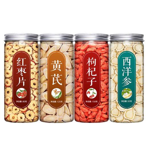 西洋参片黄芪枸杞红枣正品官方旗舰店正品花旗参含片泡水肾茶 商品图4