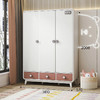喜梦宝衣柜全实木衣柜现代简约卧室大容量衣橱主卧家具大储物柜 商品缩略图1