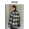 GXG男装 黑白格绣花短款大衣 冬季热卖黑白格绣花短款大衣 GEX10627564 商品缩略图3