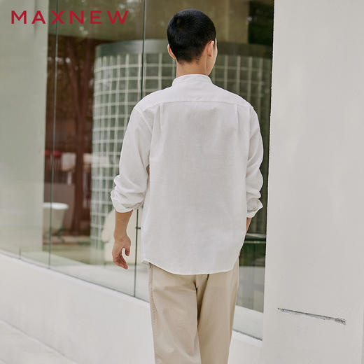 【衬衫】立领长袖衬衫 1P1112301 商品图4